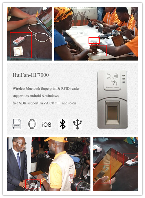 HF7000 Capacitive FBI Fingerprint reader