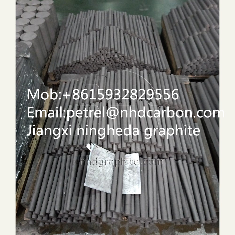 Carbon graphite rod with customized sizes for refractory foundry