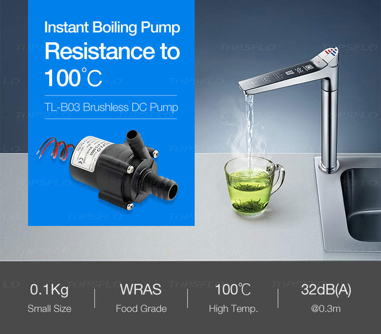 under sink filtered hot water pump high temperature mini boiling water pump