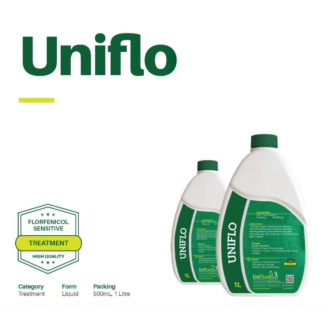 Poultry Feed Additives UNIFLO Animal Feed SupplementUnipharma ProductBest QualityVeterinary medicine