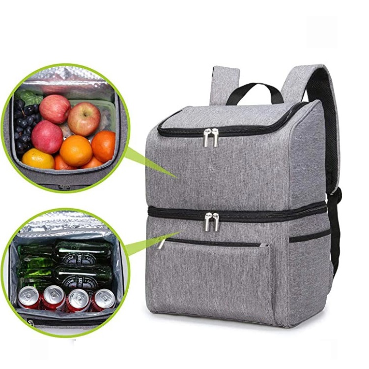 Thermal insulated leakproof cooler lunch bag backpack