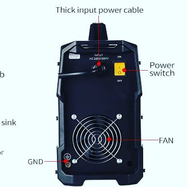 good quality plastic cover mma arc mig mma 110V 220V welding machine