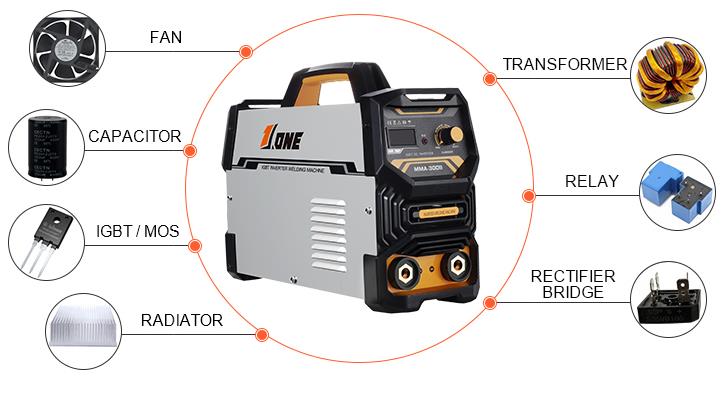 good quality plastic cover mma arc mig mma 110V 220V welding machine