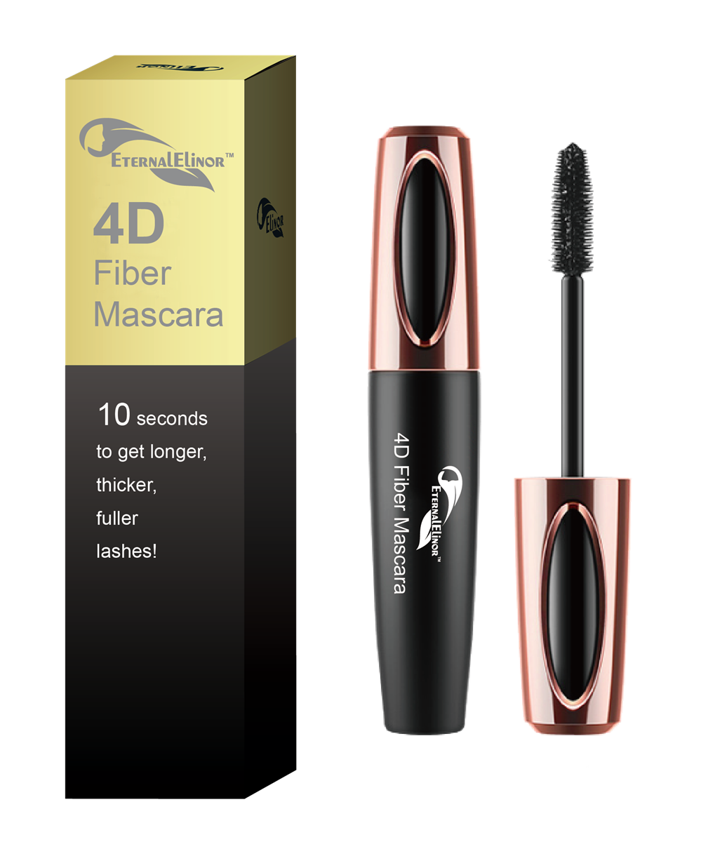 Customized Waterproof natural 4D Silk Fiber Mascara