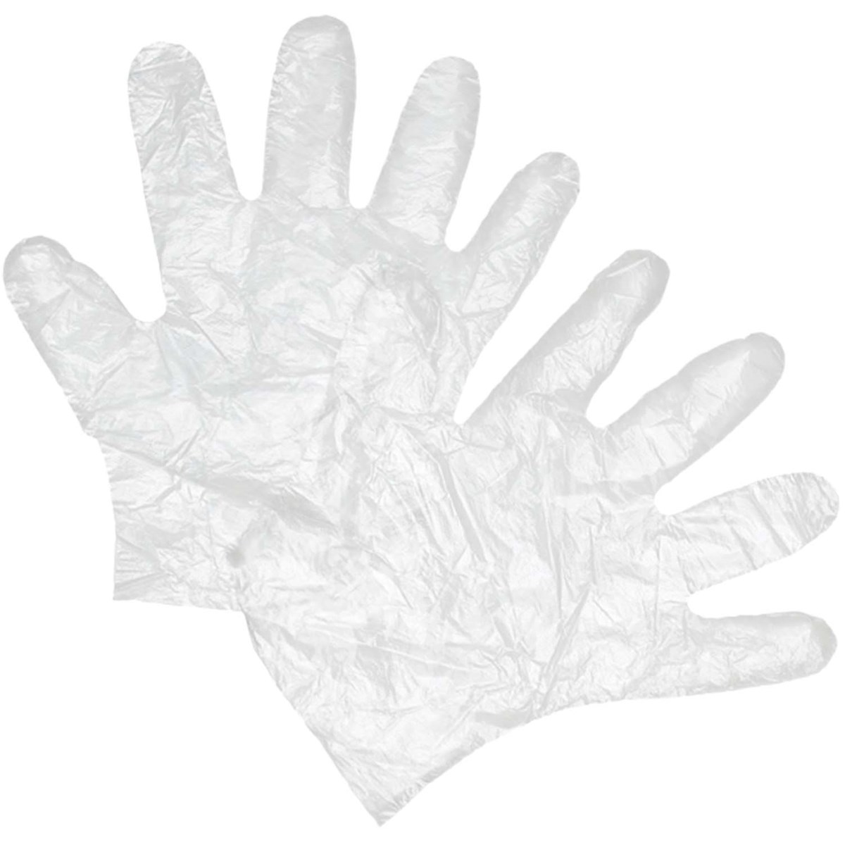 PE Gloves Embossed or Plain Made by HDPE or CPE Material