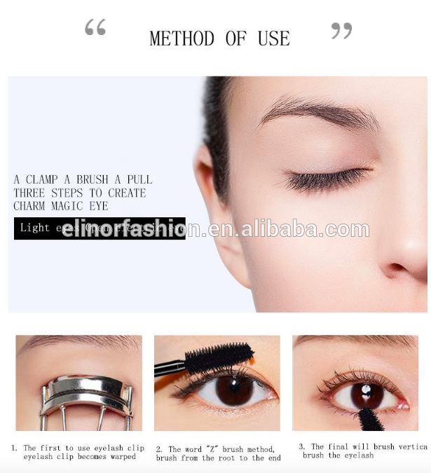 Customized Waterproof natural 4D Silk Fiber Mascara