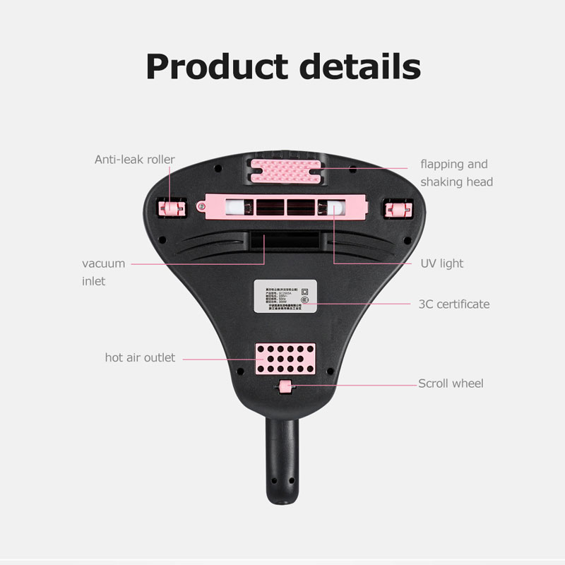 Handheld UV Mite Vacuum Cleaner for Bed
