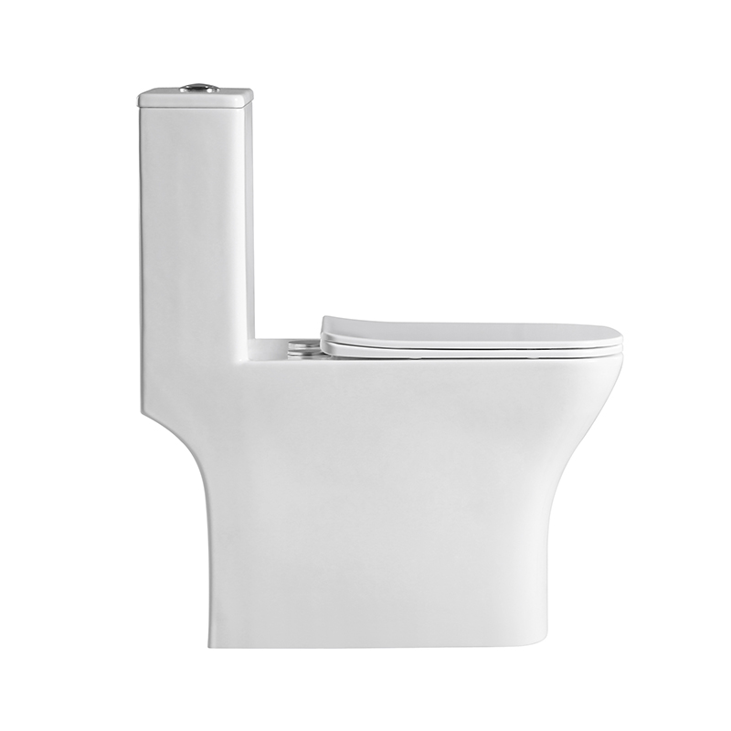 design ceramic bathroom toilet commode square rimless flush wc p trap sanitary one piece toilets