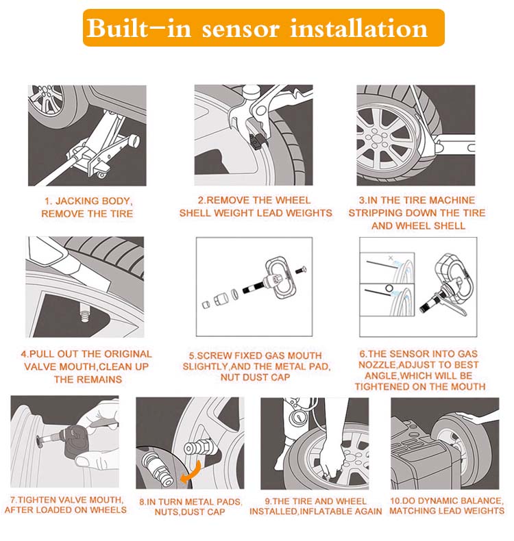 good price and good quality for tpms auto car tire pressure montoring system