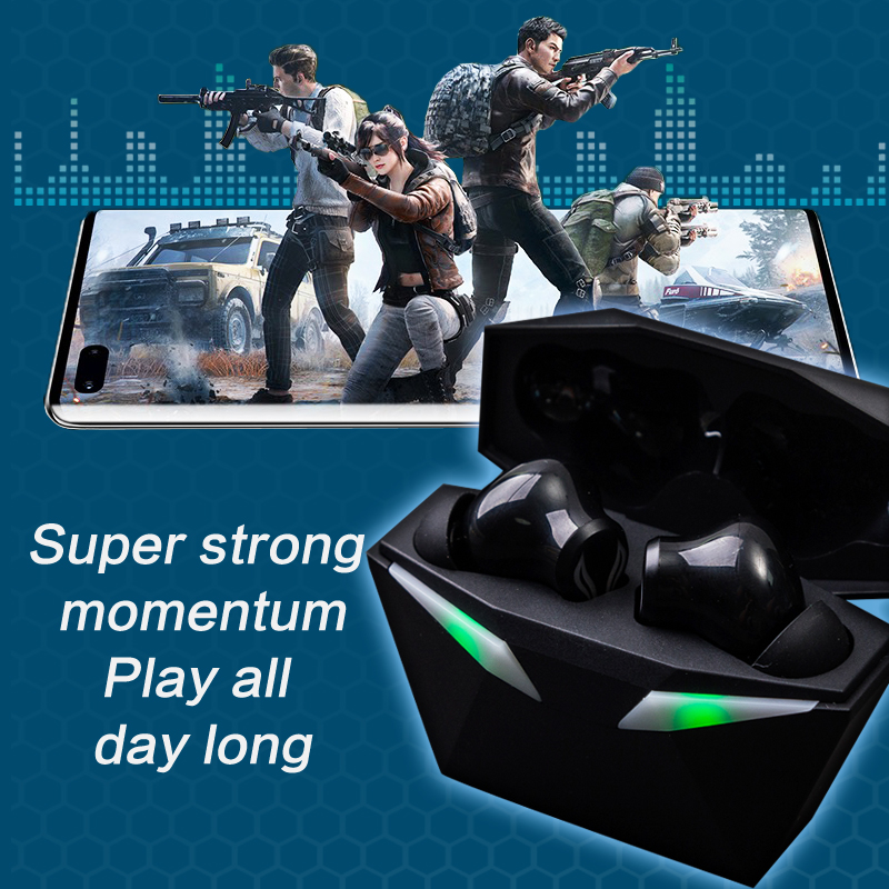 Gaming True Wireless Stereo Earbuds with Type C Port