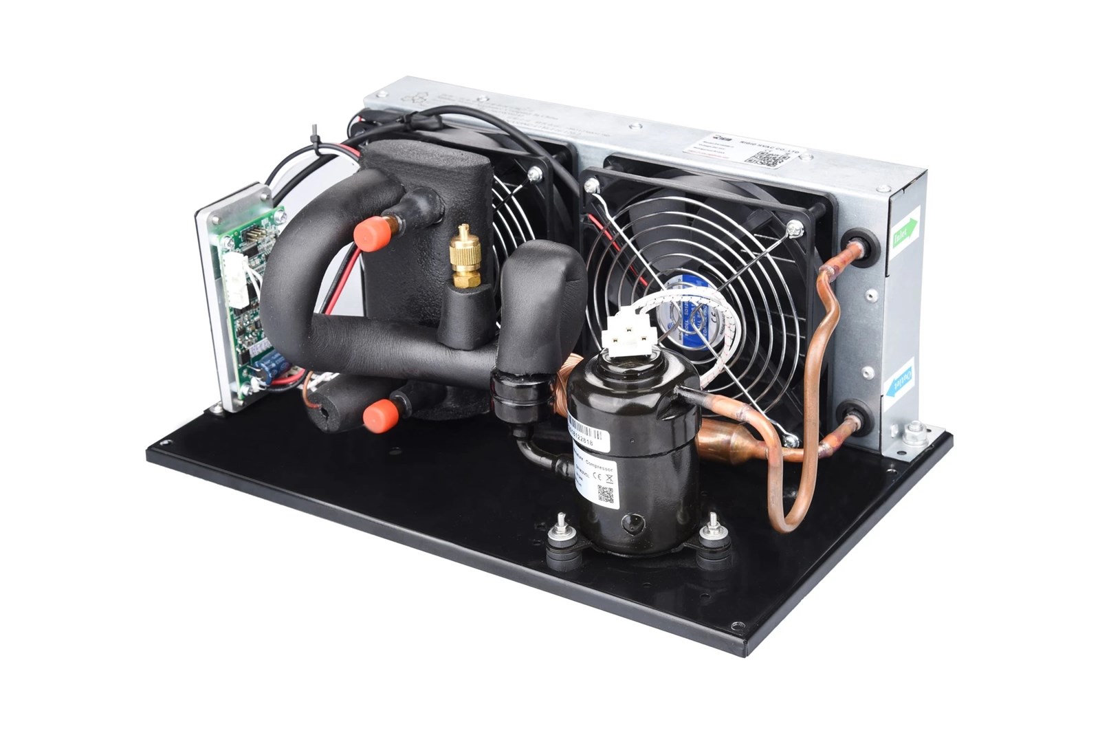 DC Condensing Unit with Evaporator in Refrigeration for Compact battery system