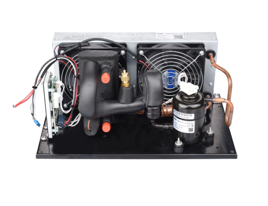 DC Condensing Unit with Evaporator in Refrigeration for Compact battery system