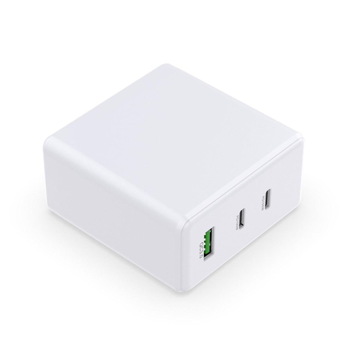 PD100W Fast Charging Wall Charger for Smart Phones and Laptops with 2 Type C Ports and 1 USB A Port