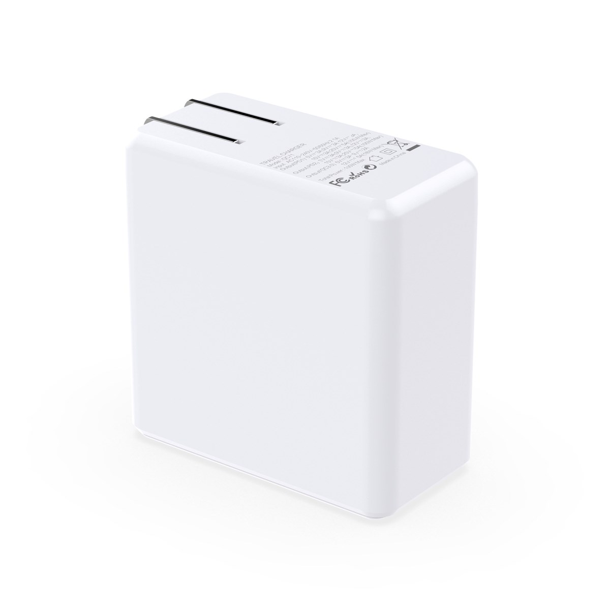 PD100W Fast Charging Wall Charger for Smart Phones and Laptops with 2 Type C Ports and 1 USB A Port