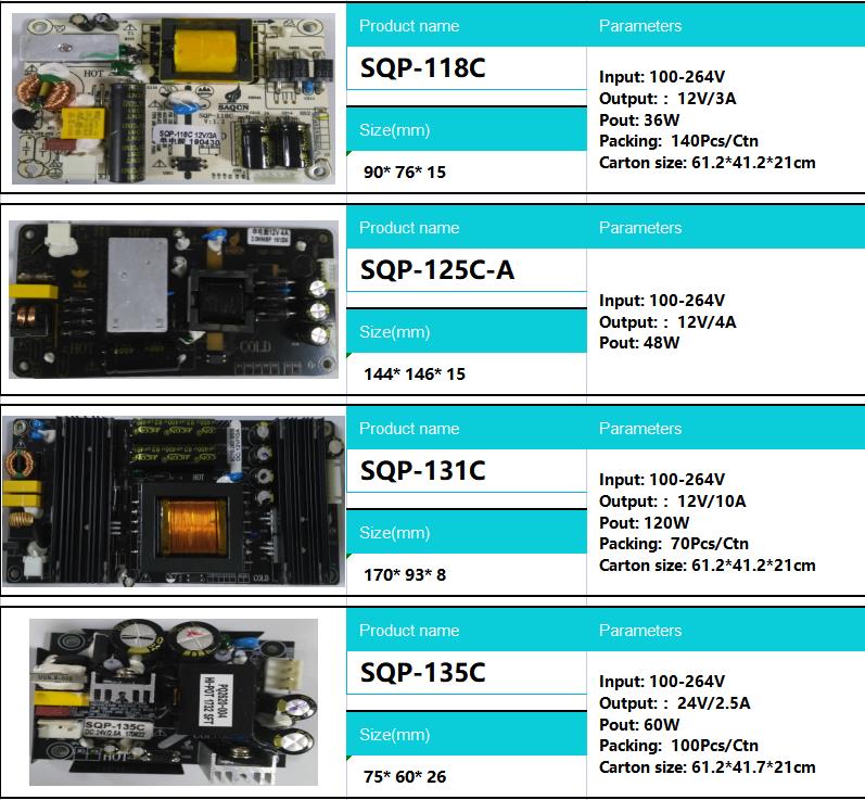 Super thin SMPS 120w 12v 10a Open Frame Power Supply board AC to DC PCBA Mode Single Output Switching Power Supplies