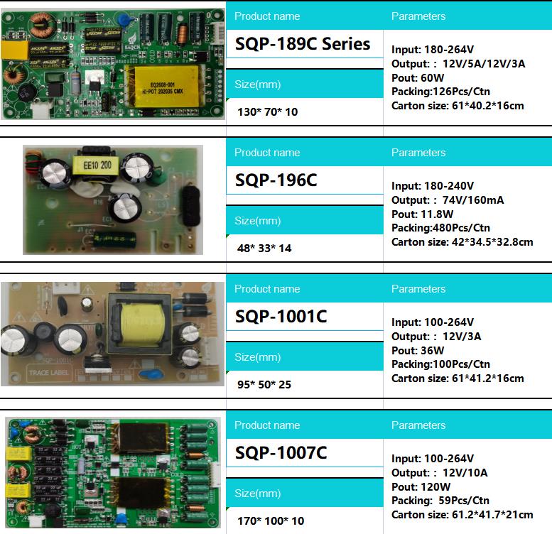 Super thin SMPS 120w 12v 10a Open Frame Power Supply board AC to DC PCBA Mode Single Output Switching Power Supplies