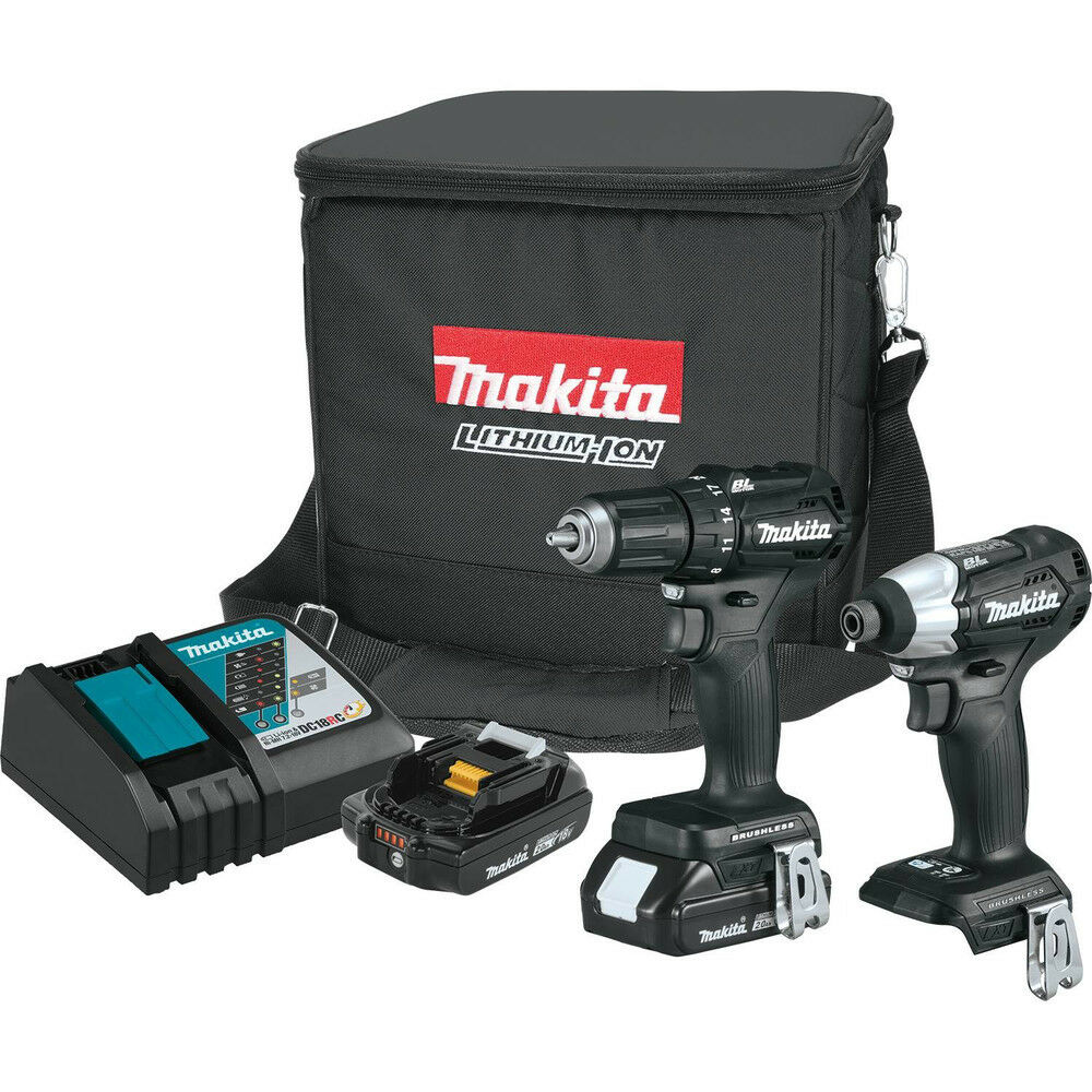 Makita CX200RB 18V LXT LiIon 2Tool Combo Kit 2 Ah