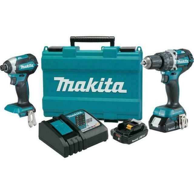 Makita XT269R Brushless Cordless Hammer Drill and Impact Driver Combo Kit