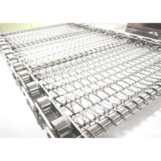 Metal Conveyor Belt Wire Mesh Reinforce Braiding Weaving