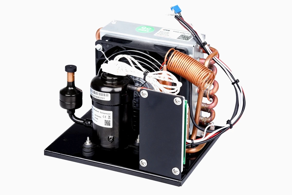 Micro DC 12V Condensing Unit For Portable Fridge And Ice Box Cooling