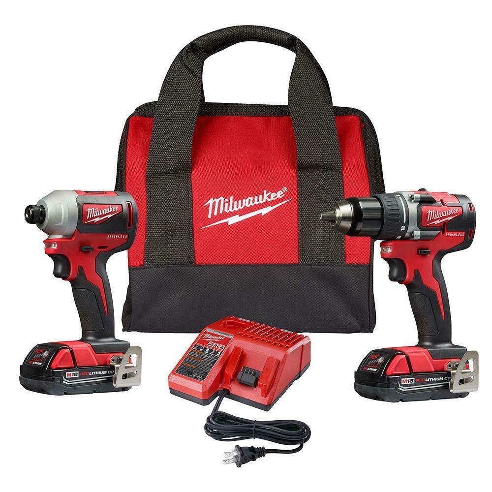 Milwaukee 289222CT M18 18V 2Tool Drill Driver and Impact Driver Combo Kit Milwaukee 289222CT M18 18V 2Tool Drill Driver and Impact Driver Combo Kit