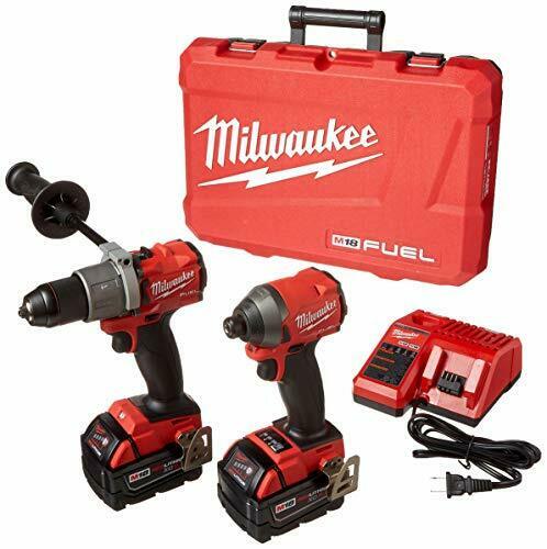 Milwaukee 299722 M18 Fuel 18Volt Brushless Hammer DrillImpact Driver Combo