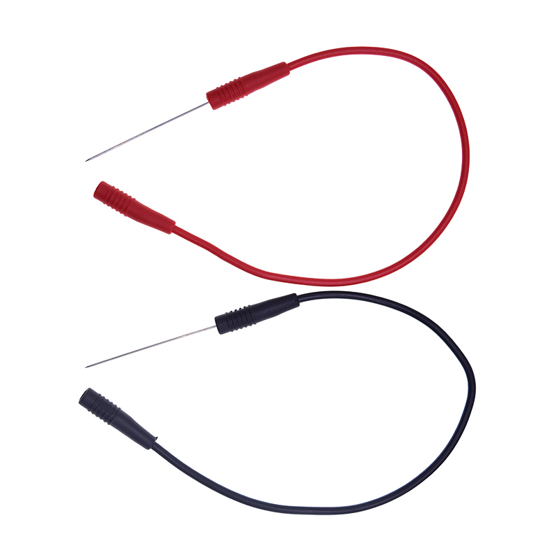 Piercing Probe Test Leads 2PCS 2mm Female Socket to Stainless Steel Probes 20cm79inch