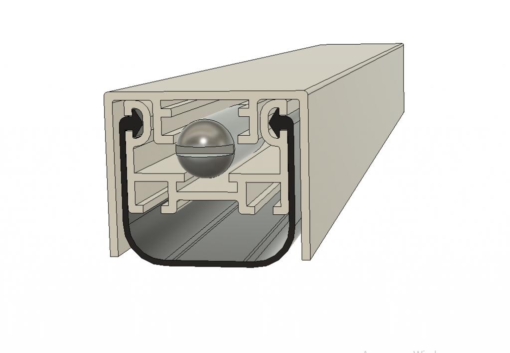 Automatic drop down seal AFP 245x20