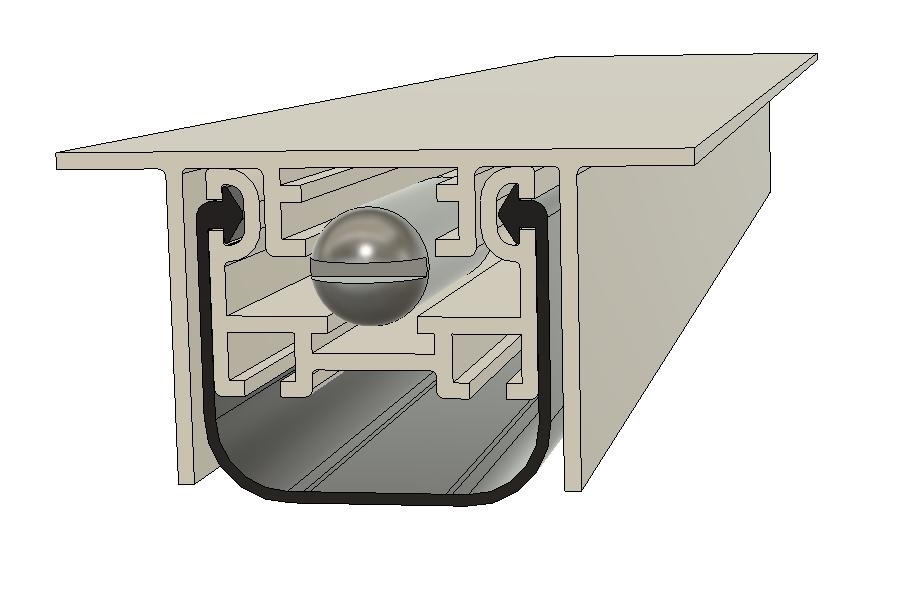 Automatic drop down seal TFP 38x20