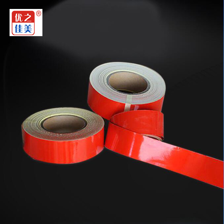Hazard Red Traffic Barricade Acrylic Reflective Film Caution Tape Warning Tape