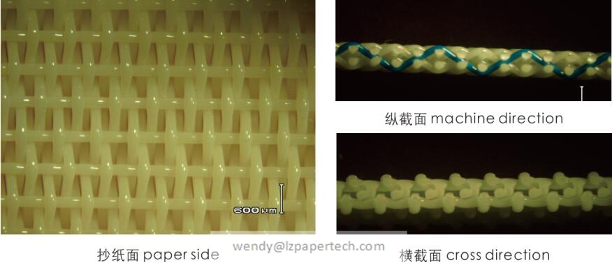 Polyester Round Yarn Dryer Fabric for Paper Making Machine