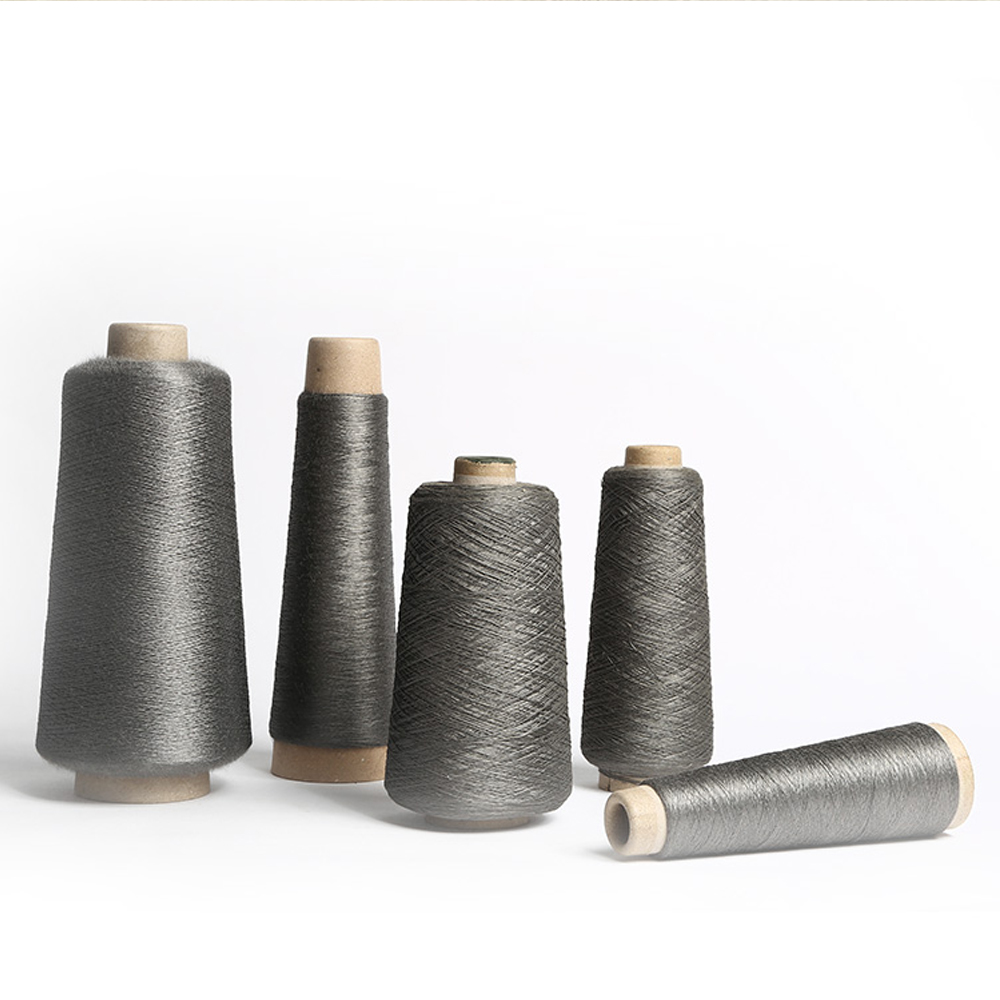 316L Stainless Steel Fiber Sewing Thread Metallic Fiber Yarn for Smart Clothing