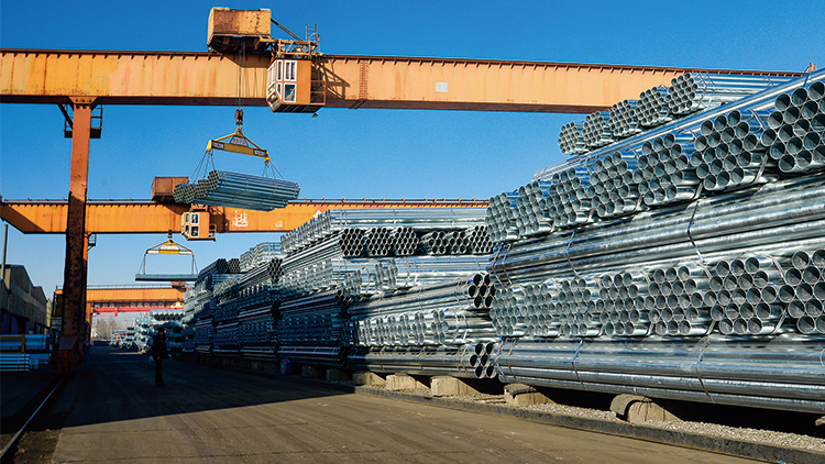 EN10219 Hotdipped galvanized steel pipe