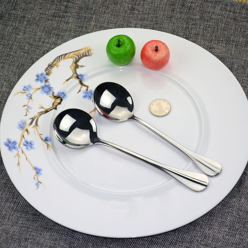 79 Inch Stainless Steel Soup Spoons Tablespoons for Home Kitchen or Restaurant