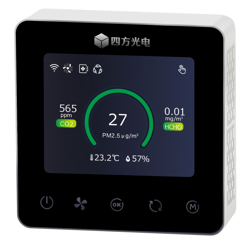 Wall mount integrated air quality HVAC controller AM6108