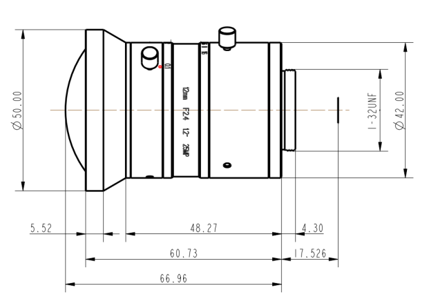 12mm 12 25MP Machine Vision FA 039 TV Low Distortion Industrial Recognition 8K Camera Megapixel Optical Lenses Autom