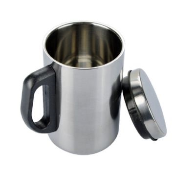 Double Wall Stainless Steel Vacuum Insulation Travel Mug Water Coffee Cup