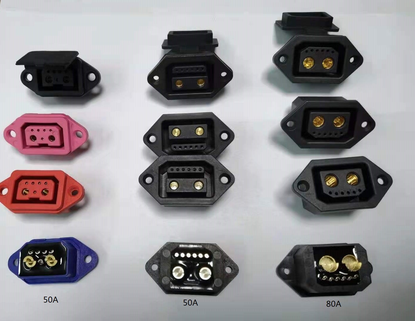 battery pack 24 connector 50A80A Rated current bike charge connector