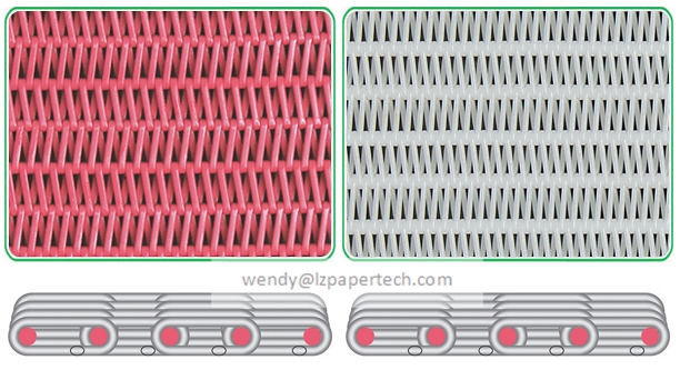 Polyester Woven Round Yarn Dryer FabricMesh for Paper Machine