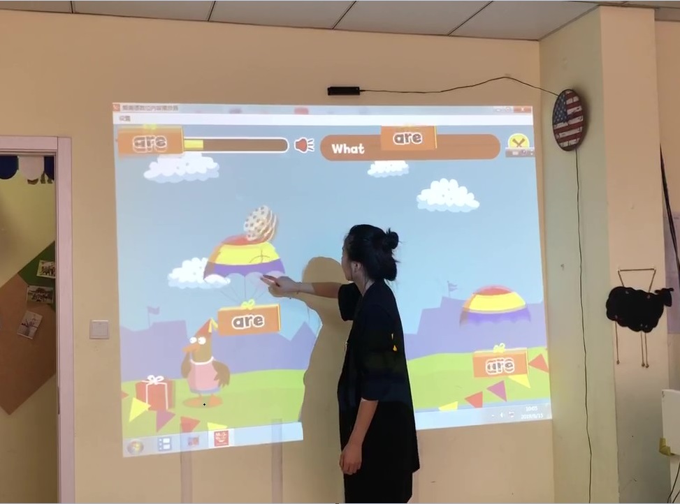 Multimedia teaching instruction portable interactive whiteboards finger touch multi points smart board low cost