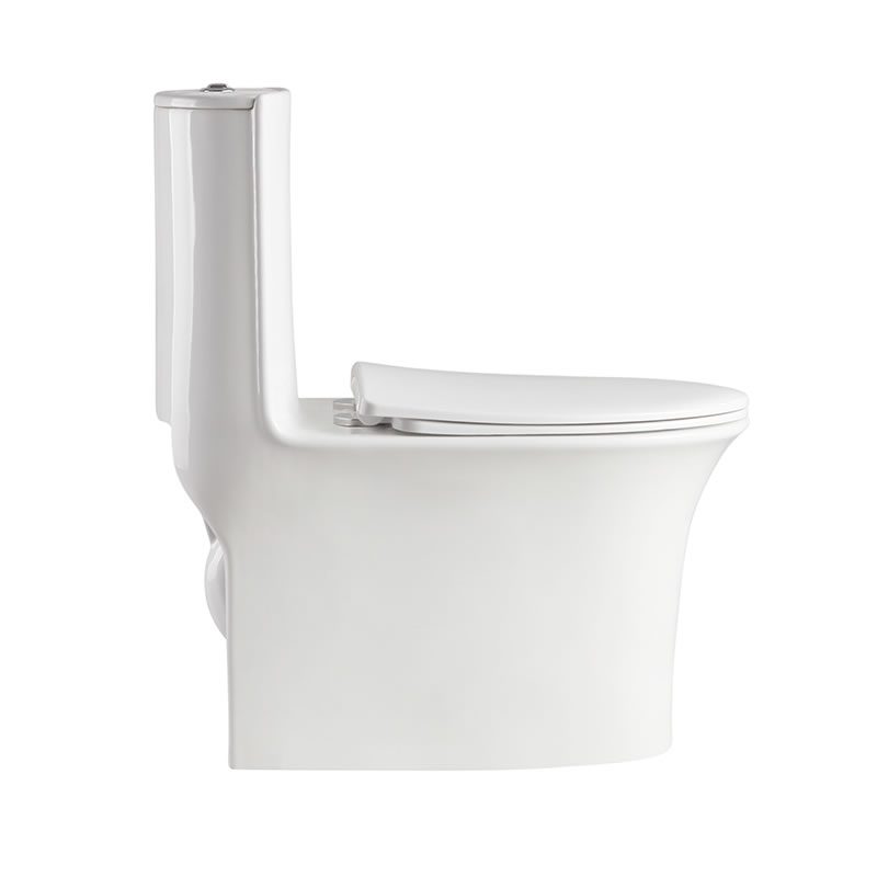 Hot sanitary wares rimless washdown one piece wc ceramic toilet for bathroom