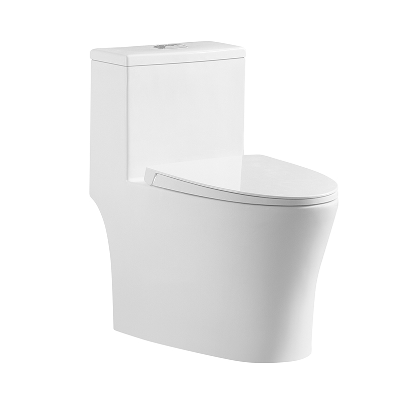 Modern design sanitary ware ceramic washdown one piece toilet bowl with design patent