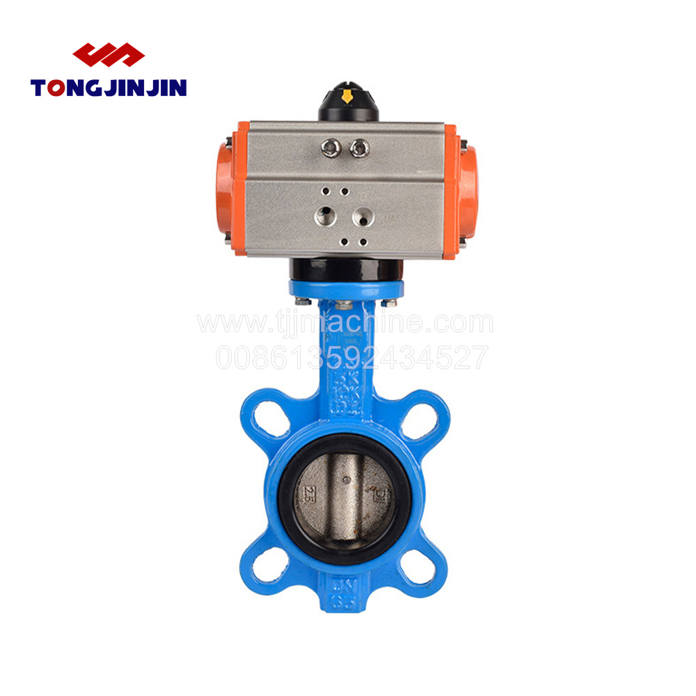 pneumatic wafer butterfly valve D671X16