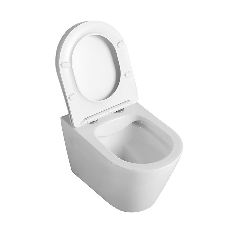 Spacesaving design Ptrap One piece Wash down Wall hung toilet with rimless