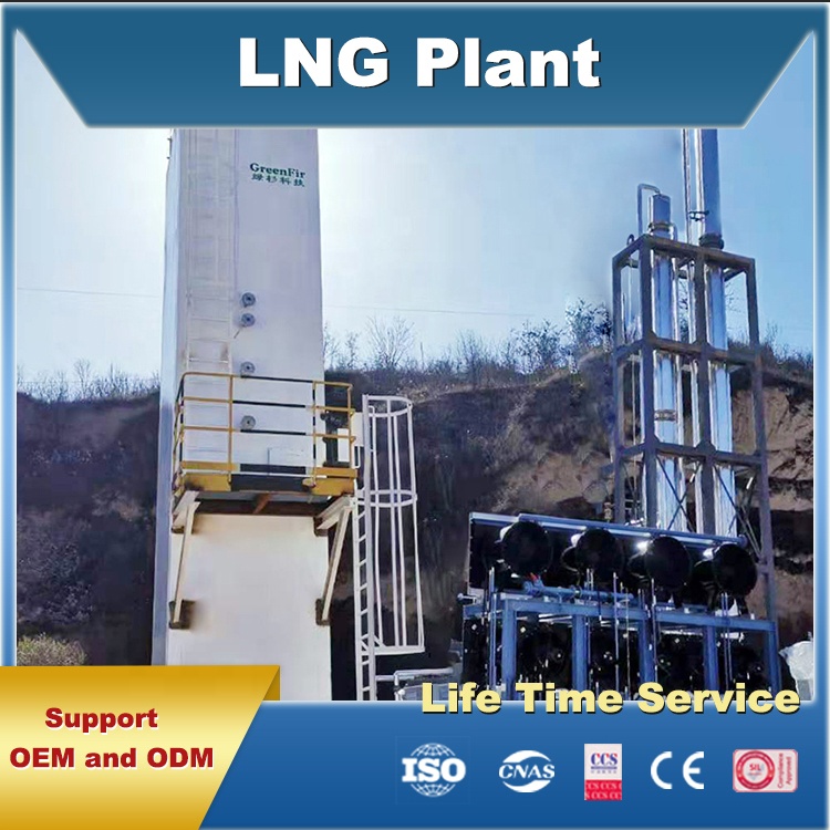 1mmscfd mini LNG liquefaction plant natural gas purify heavy hydrocarbon removal