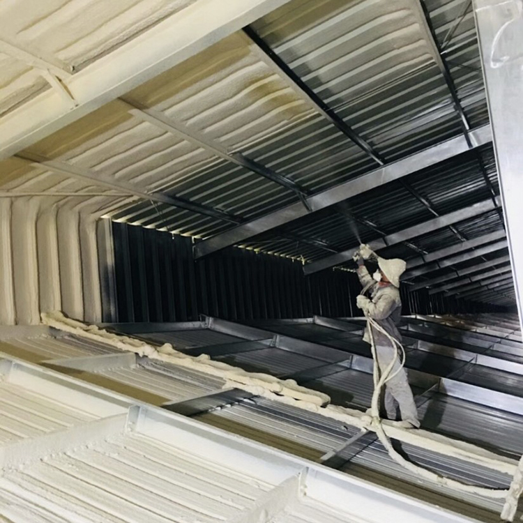 Doublecomponent Rigid Polyurethane Spray Foam Insulation Isocyanate MDI and Blended Polyol