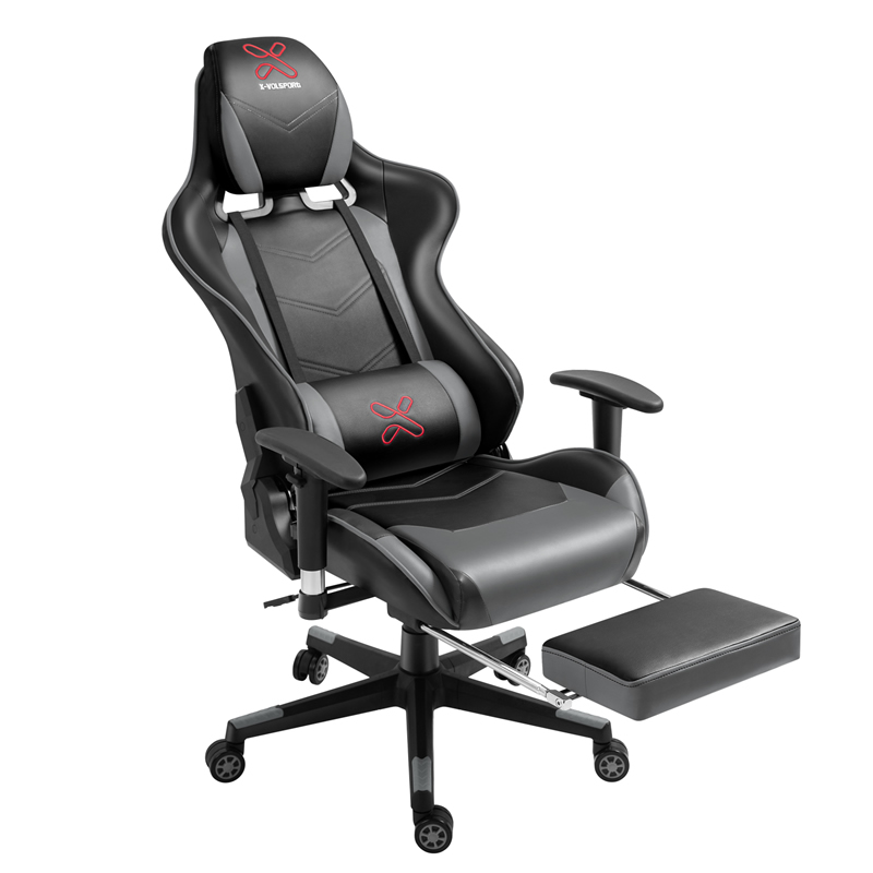 Cheap Modern Ergonomic Adjustable Armrest Racing Silla Swivel Gaming Seat Office Chair with Footrest and Massage Custom