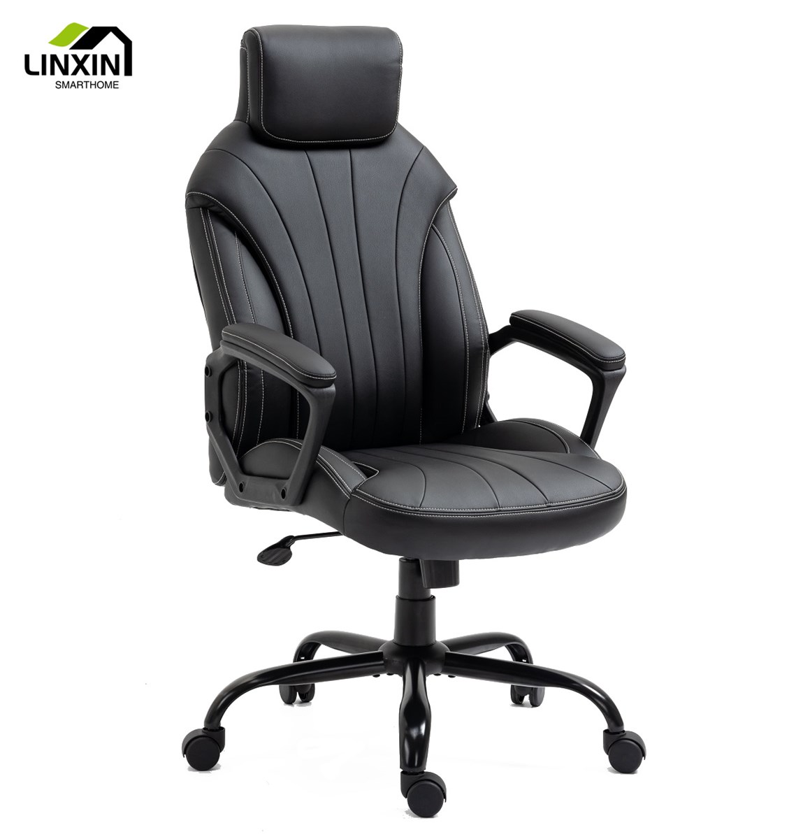 PC Computer Leather Silla Oficina Ergonomica Swivel Home Office Massage Desk Chairs Ergonomic with Lumbar Support