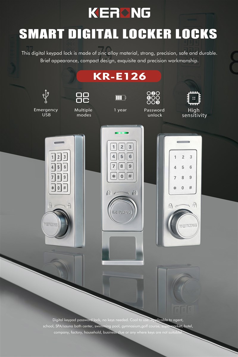 KERONG Electronic Zinc Alloy Digital Password Combination Cam Cabinet Lock