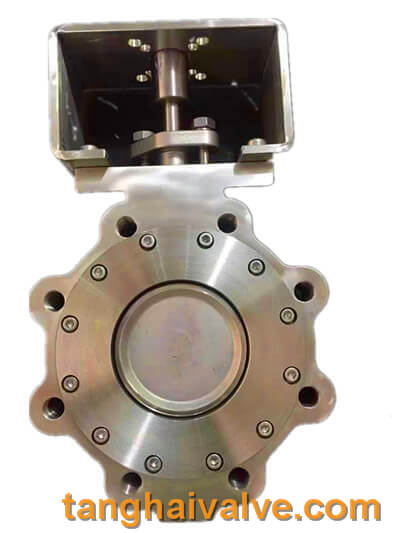 Double eccentric butterfly valve THBTVDE